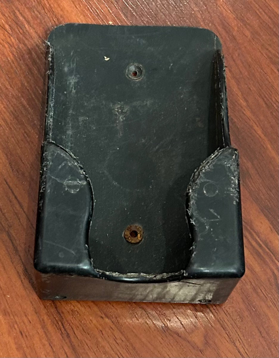 Black salt lick holder