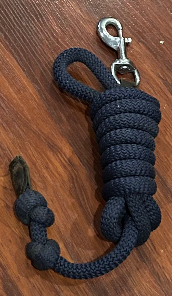 Blue lead rope