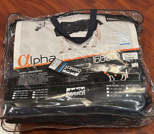 78” Eskadron alpha turnout rug 50g. Brand new. Waterproof.