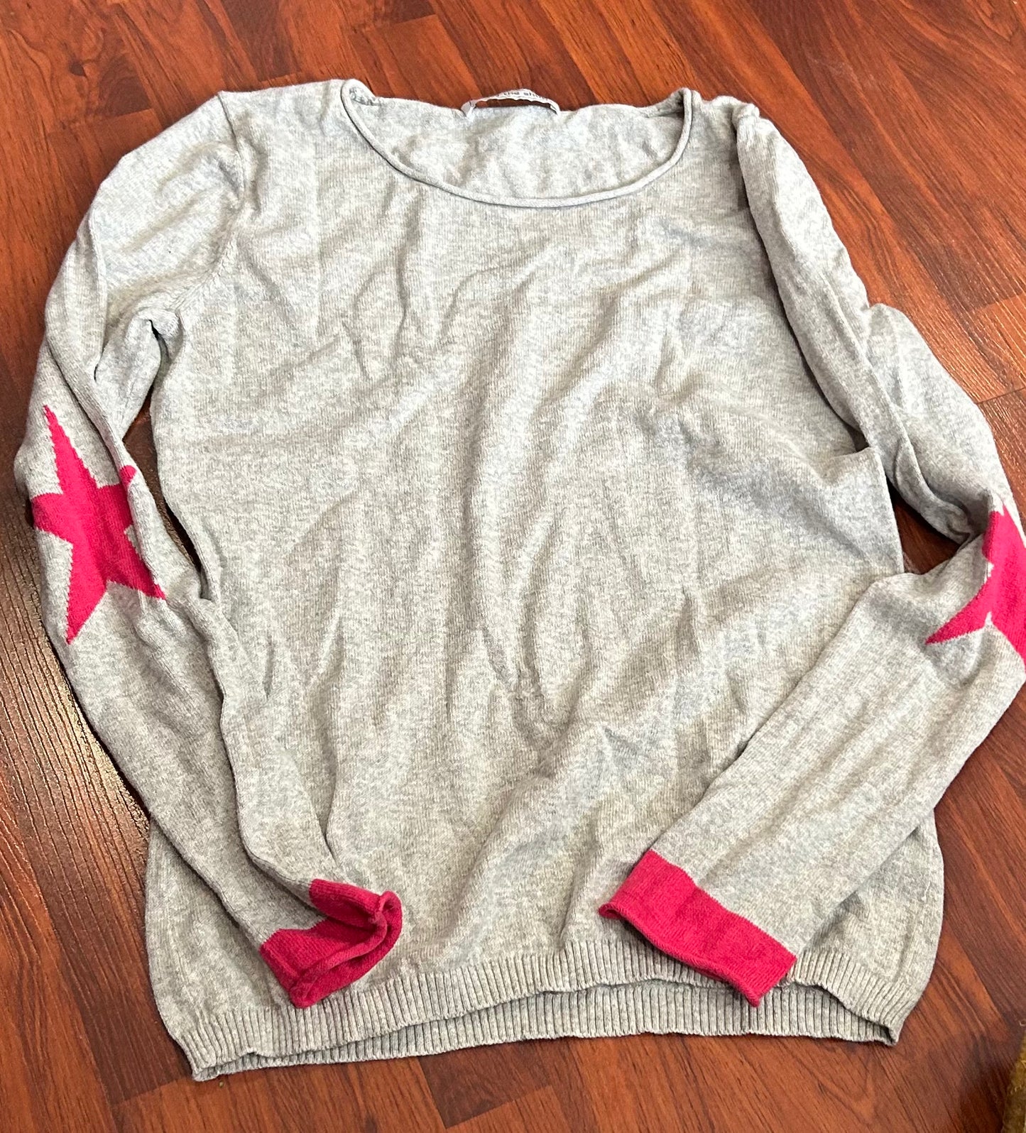 TKEQ the shop small grey/pink sweater