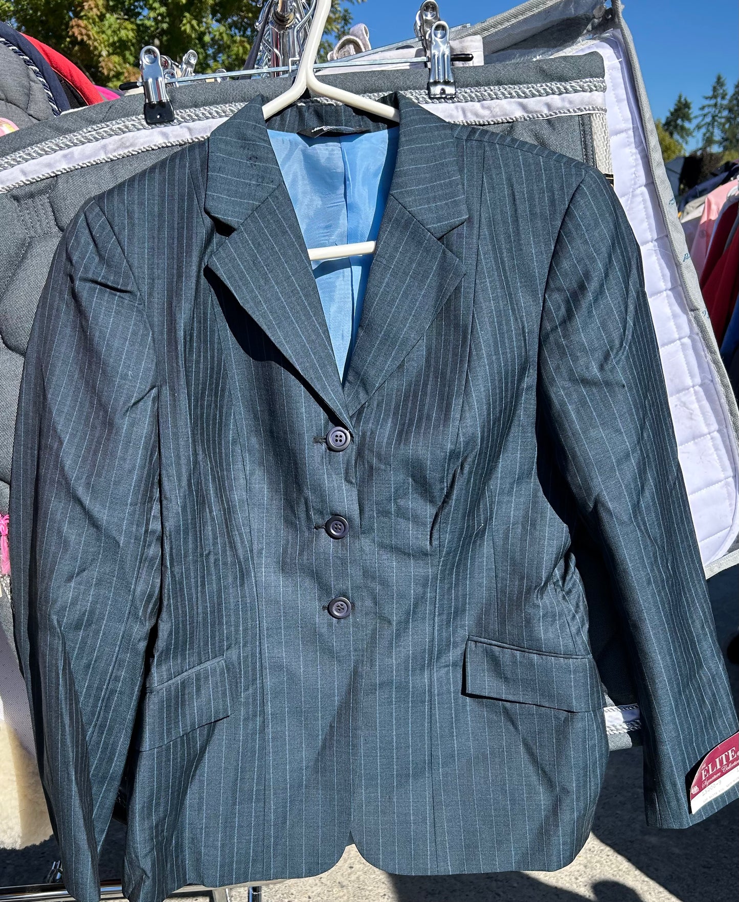 Elite 14R striped show jacket