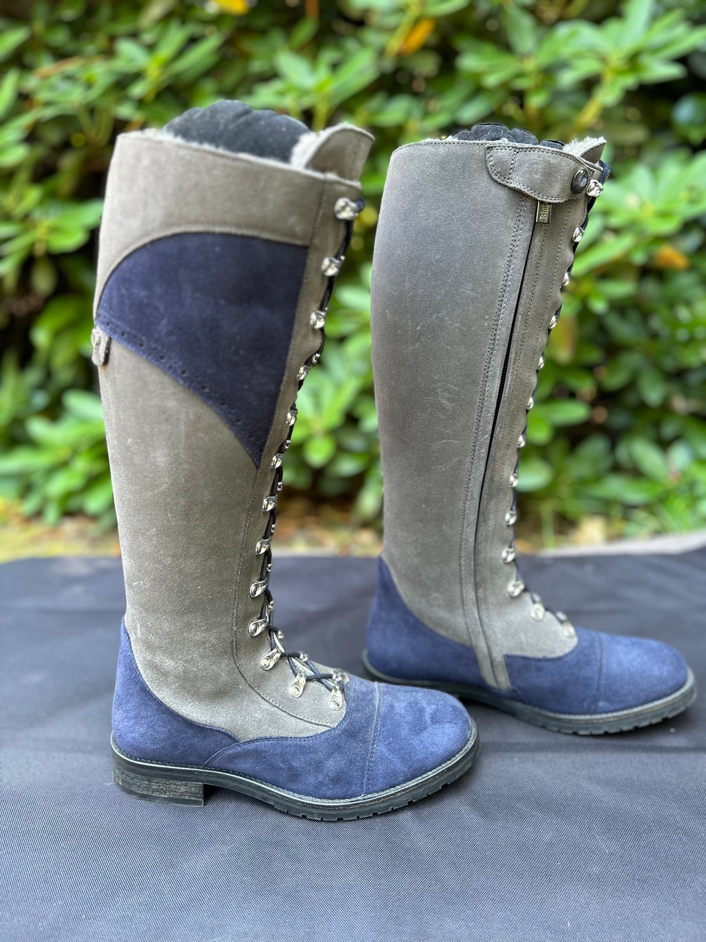 Kingsley Ontario 38 MA M 483 Anthracite Suede/ 482 Darkblue Suede Taupe Sheepskin