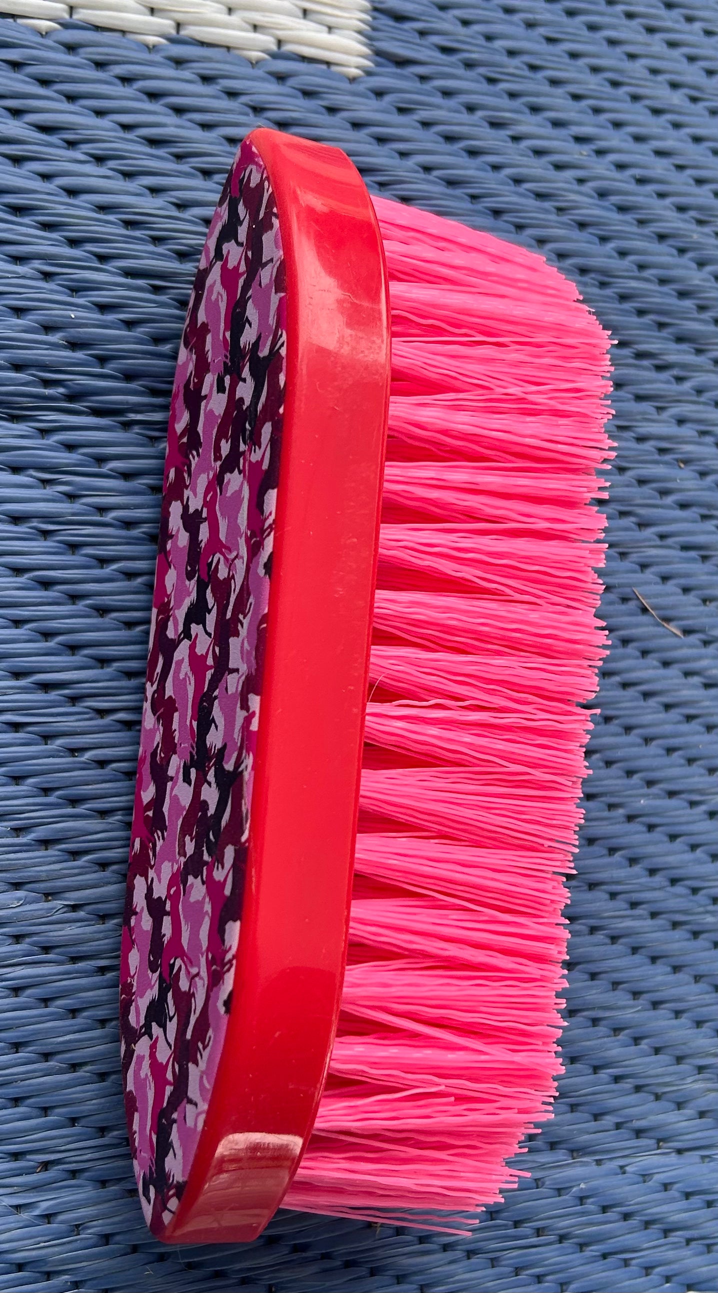 Hatd bristle Pink brush new