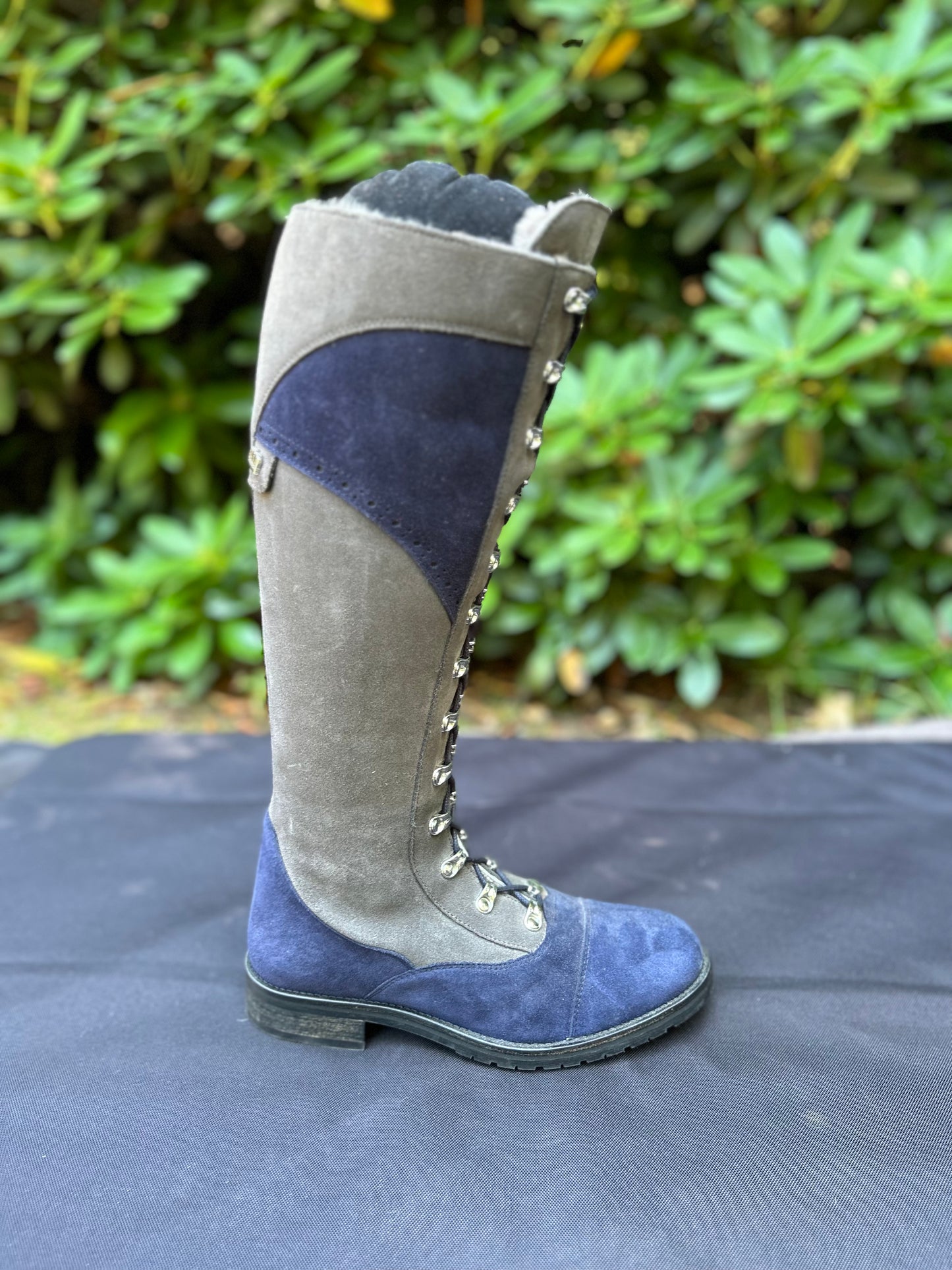 Kingsley Ontario 38 MA M 483 Anthracite Suede/ 482 Darkblue Suede Taupe Sheepskin