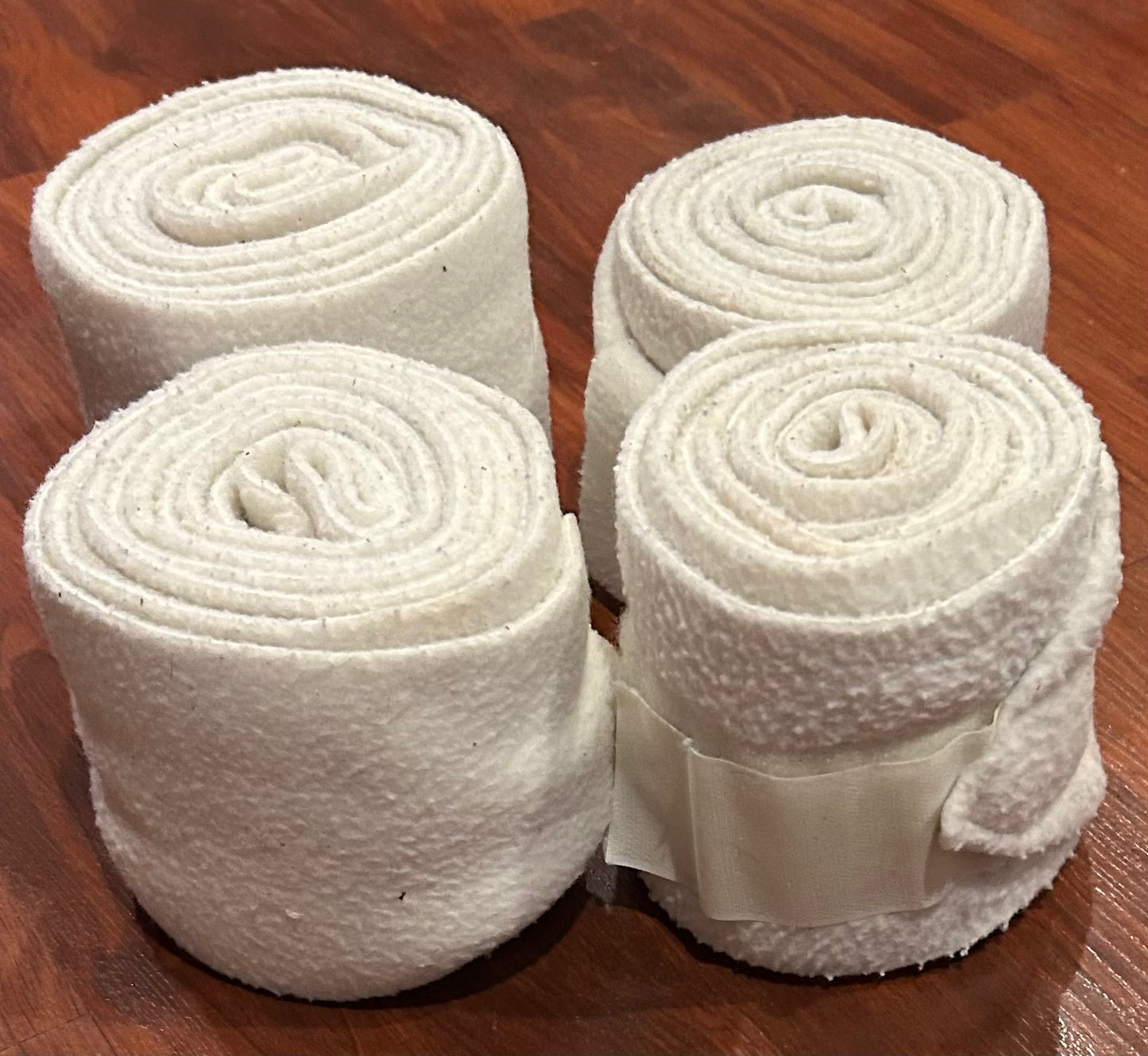Polo wraps white set of 4