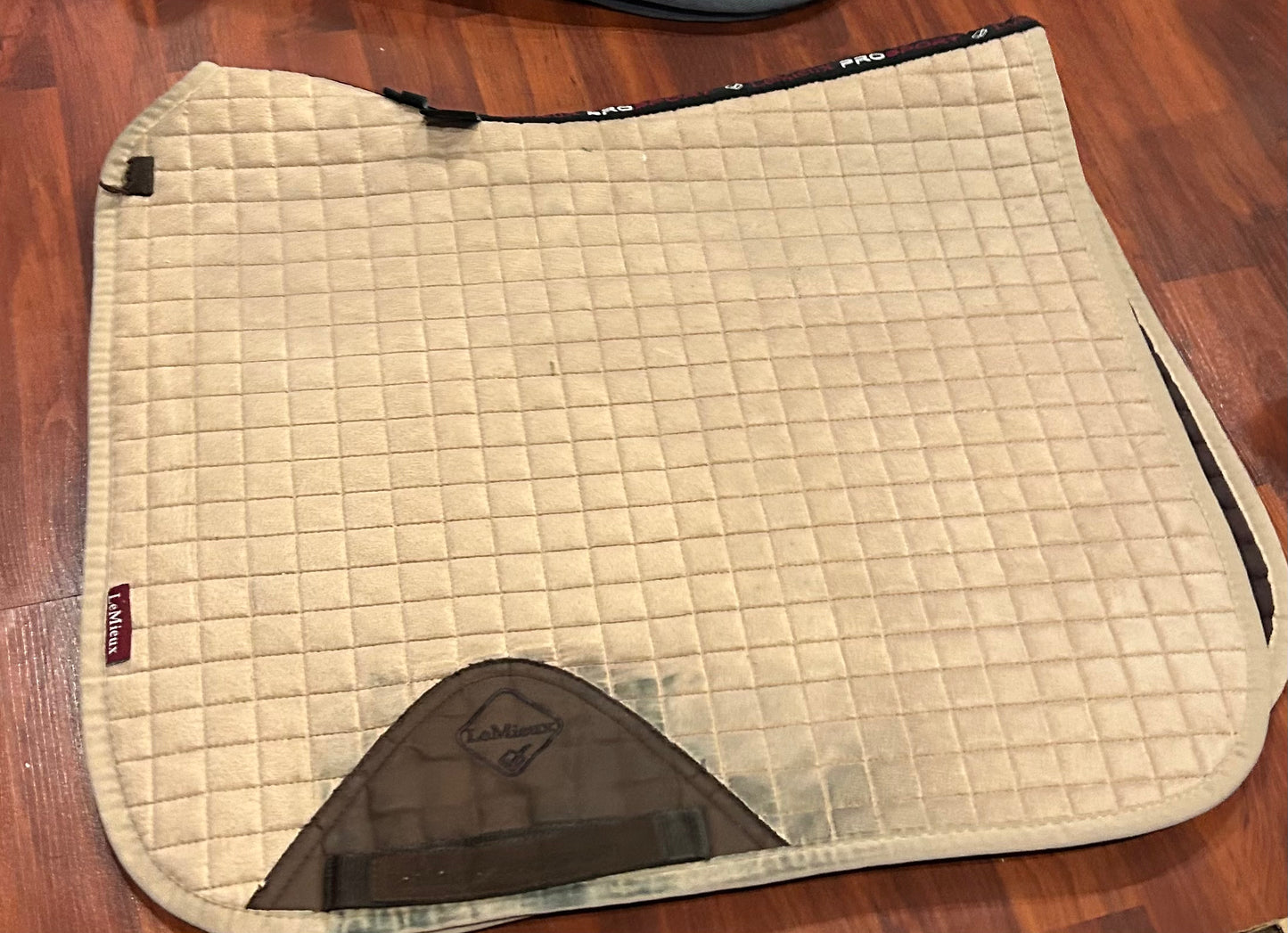 LeMiuex sand coloured large dressage pad