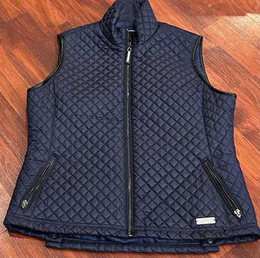 Asmar medium blue quilted vest