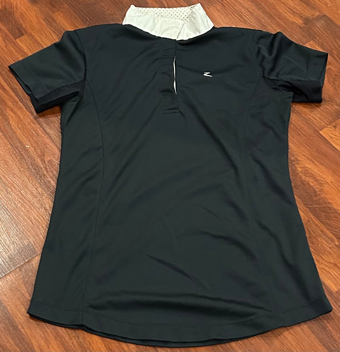 Horze size 6 (small) navy short sleeve shirt