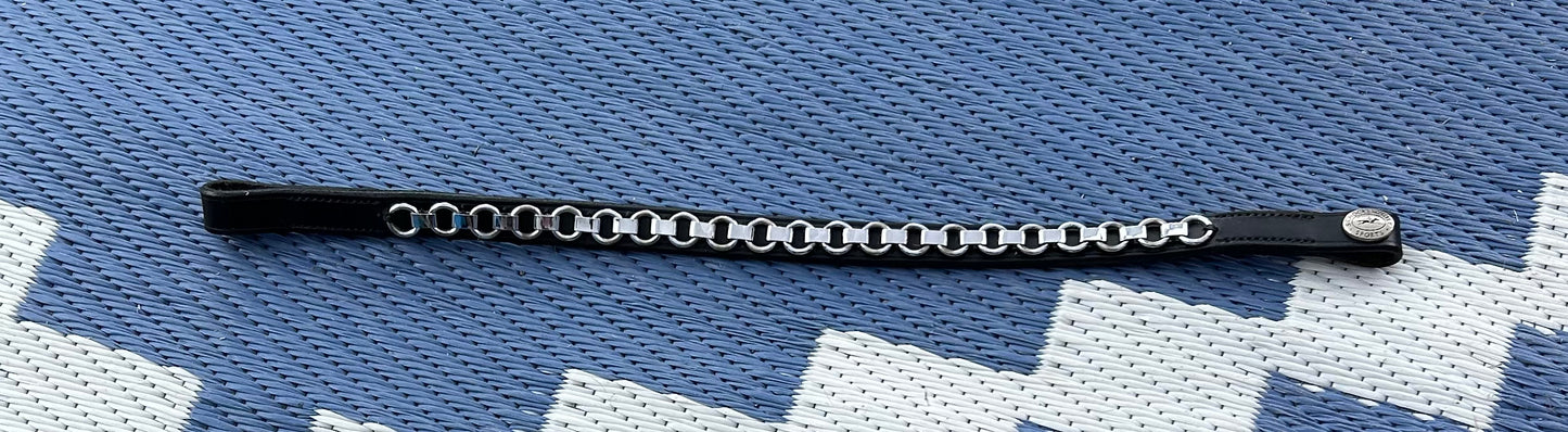 Schockemohle black full size browband