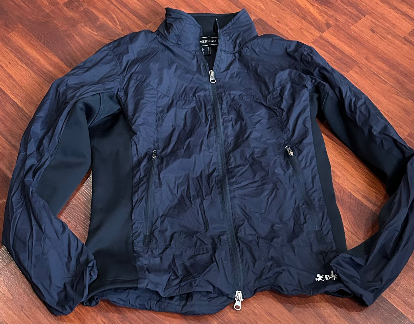 Noble outfitters medium black hidden zipper western show shirt