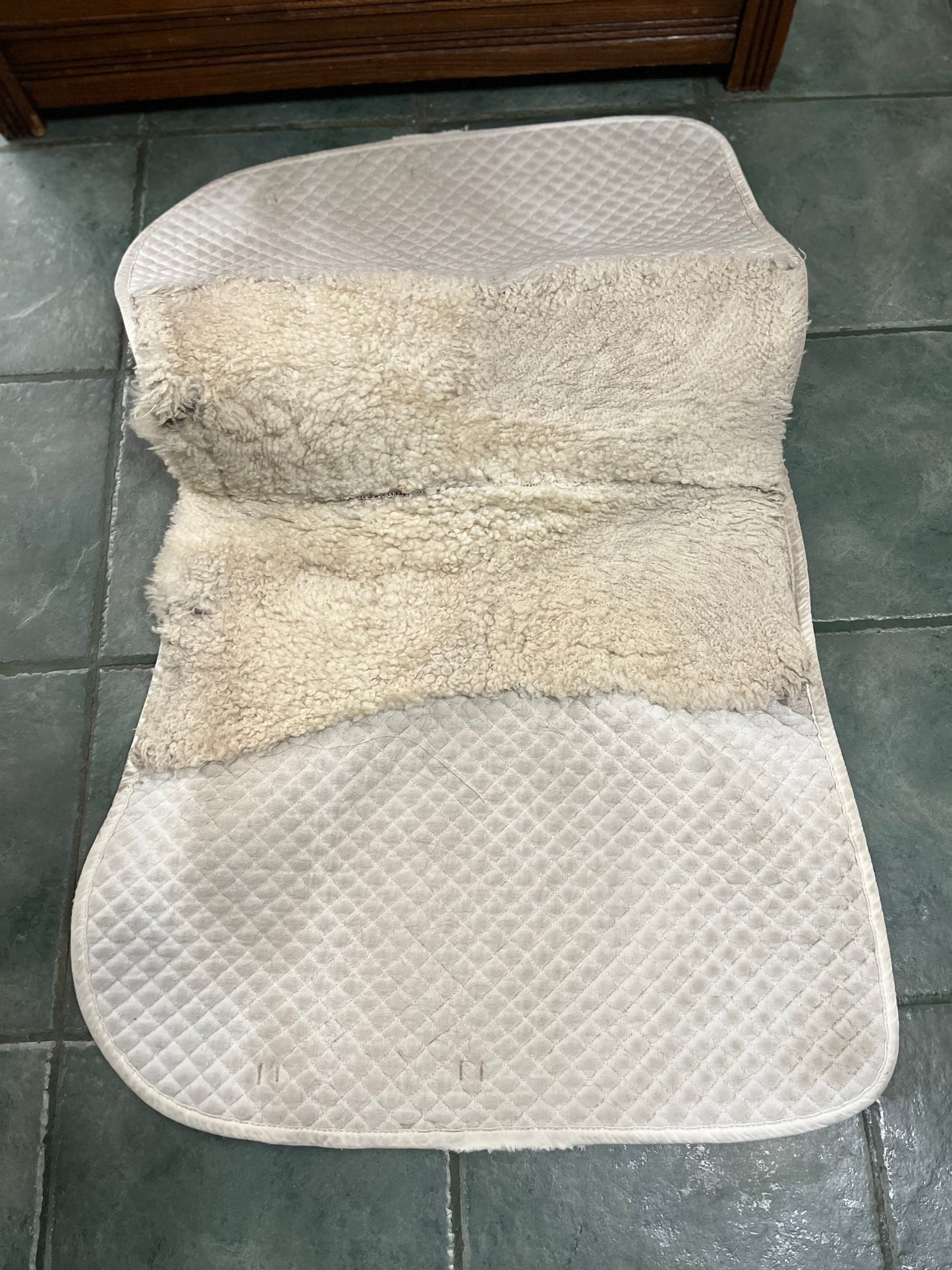 Shedrow sheepskin saddle pad