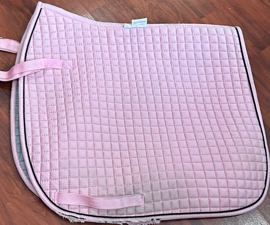 PRI pink dressage size pad. Some wear