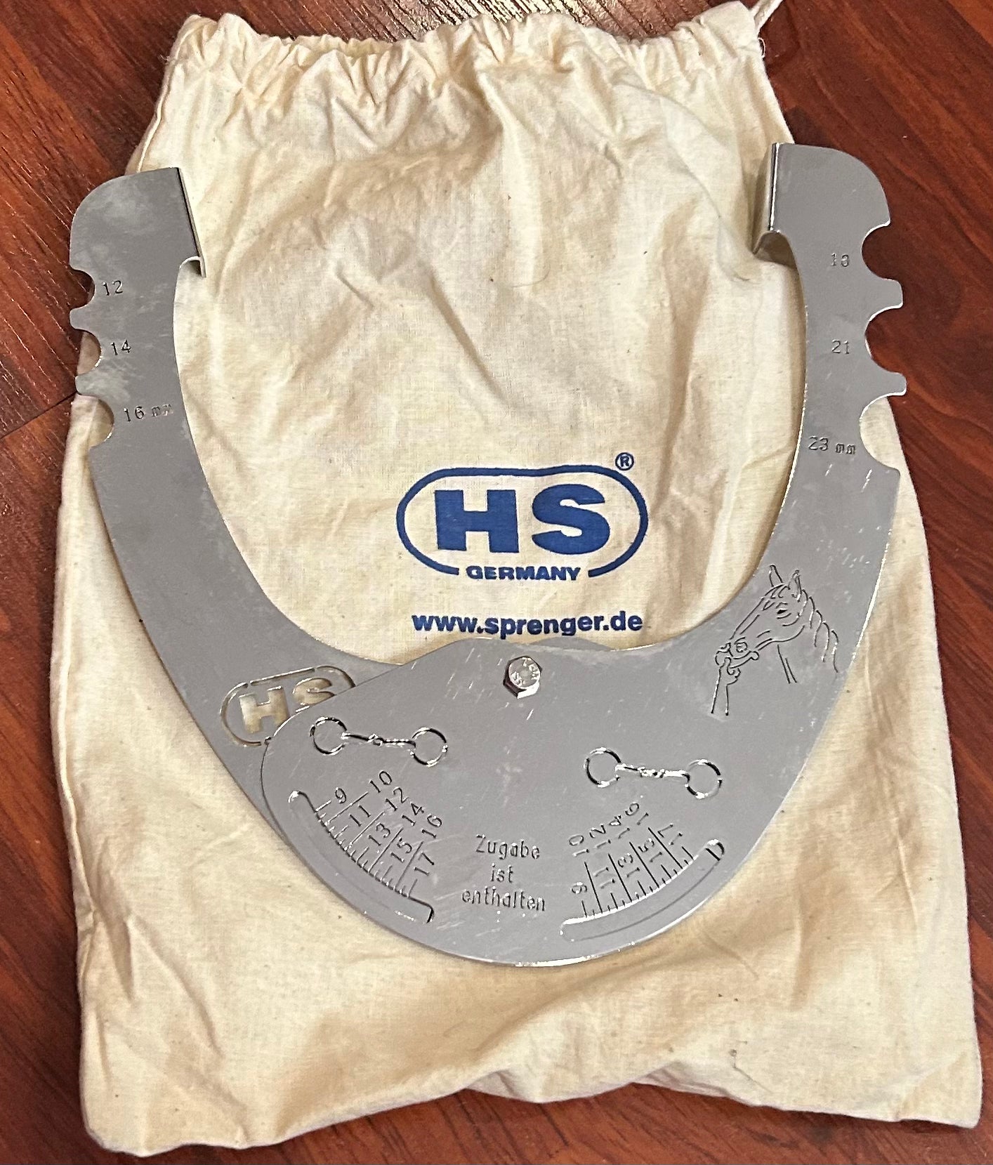 Herm Sprenger bit measure