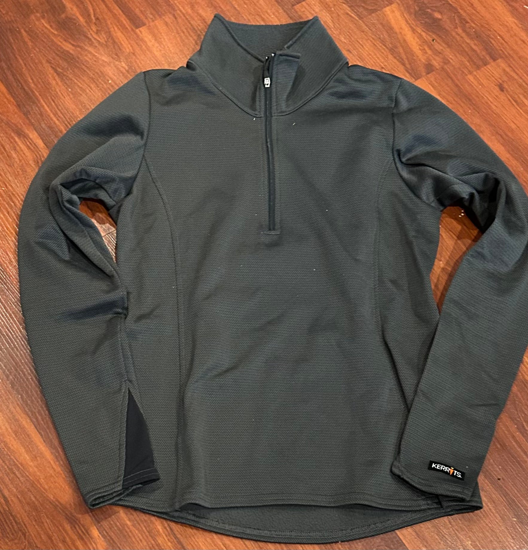 Pull 1/4 Zip Kerrits - Fille XL - Bleu - Thème équestre - Manches Longues