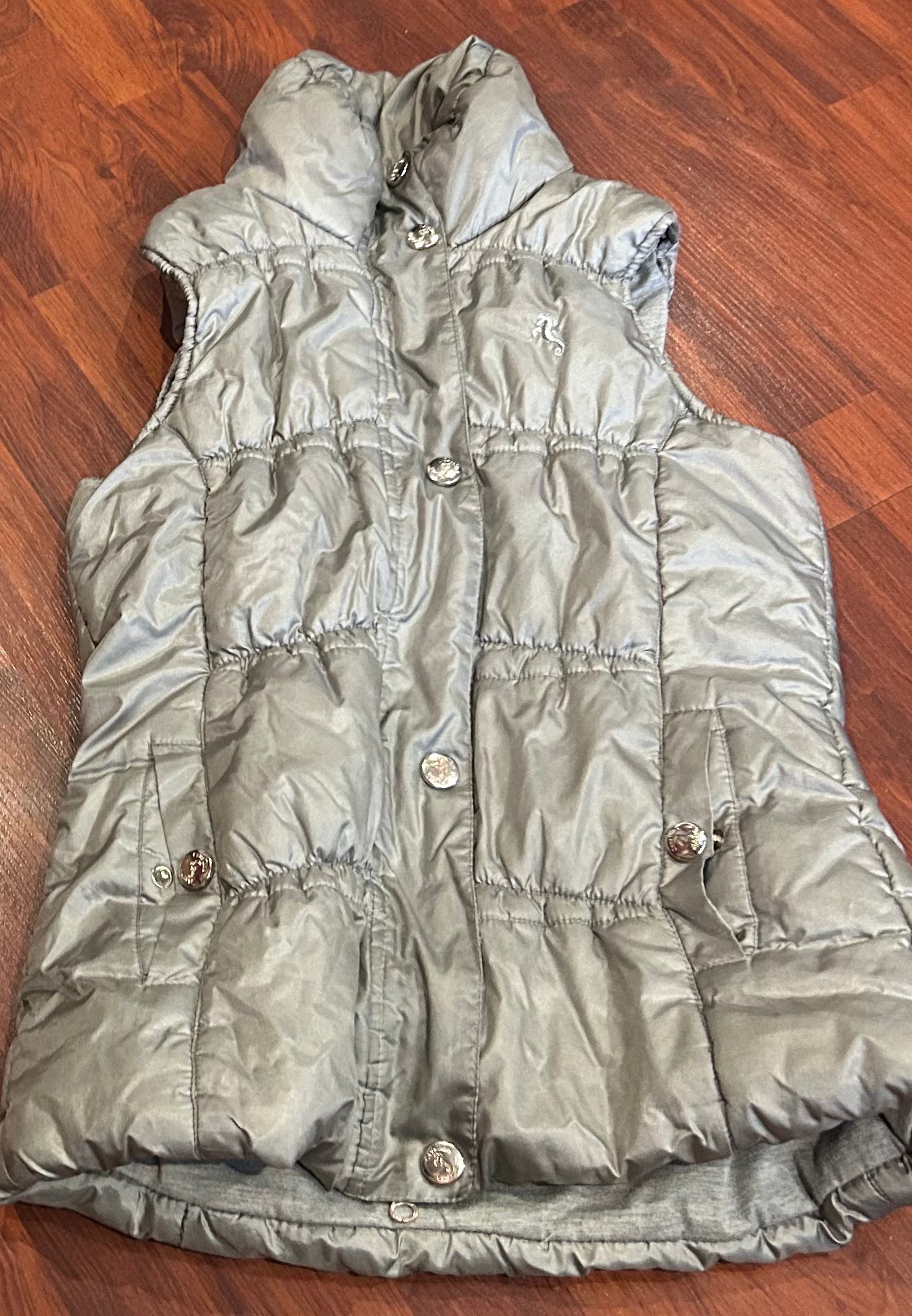 Cavallino Marino medium silver puffy vest