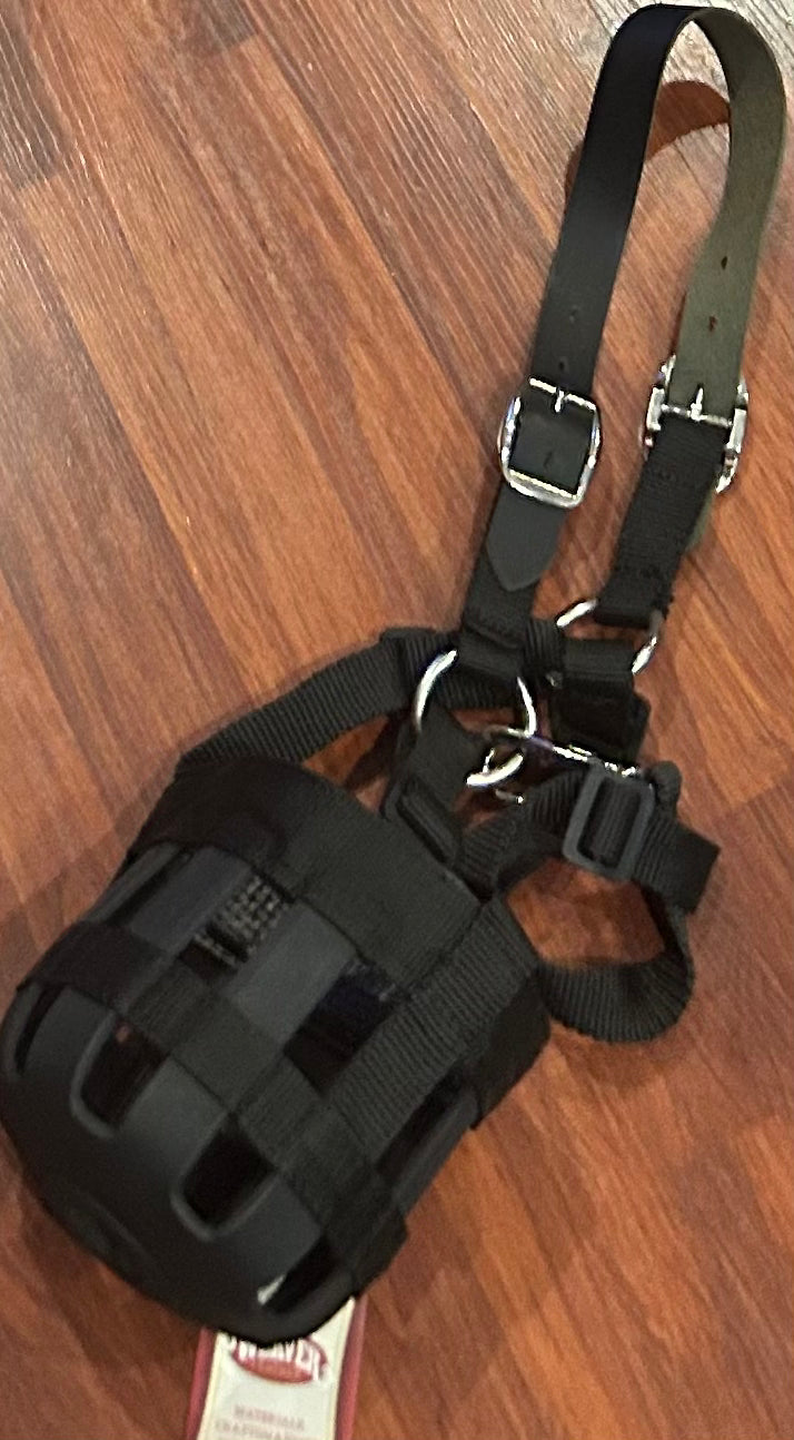 Weaver XS black grazing muzzle