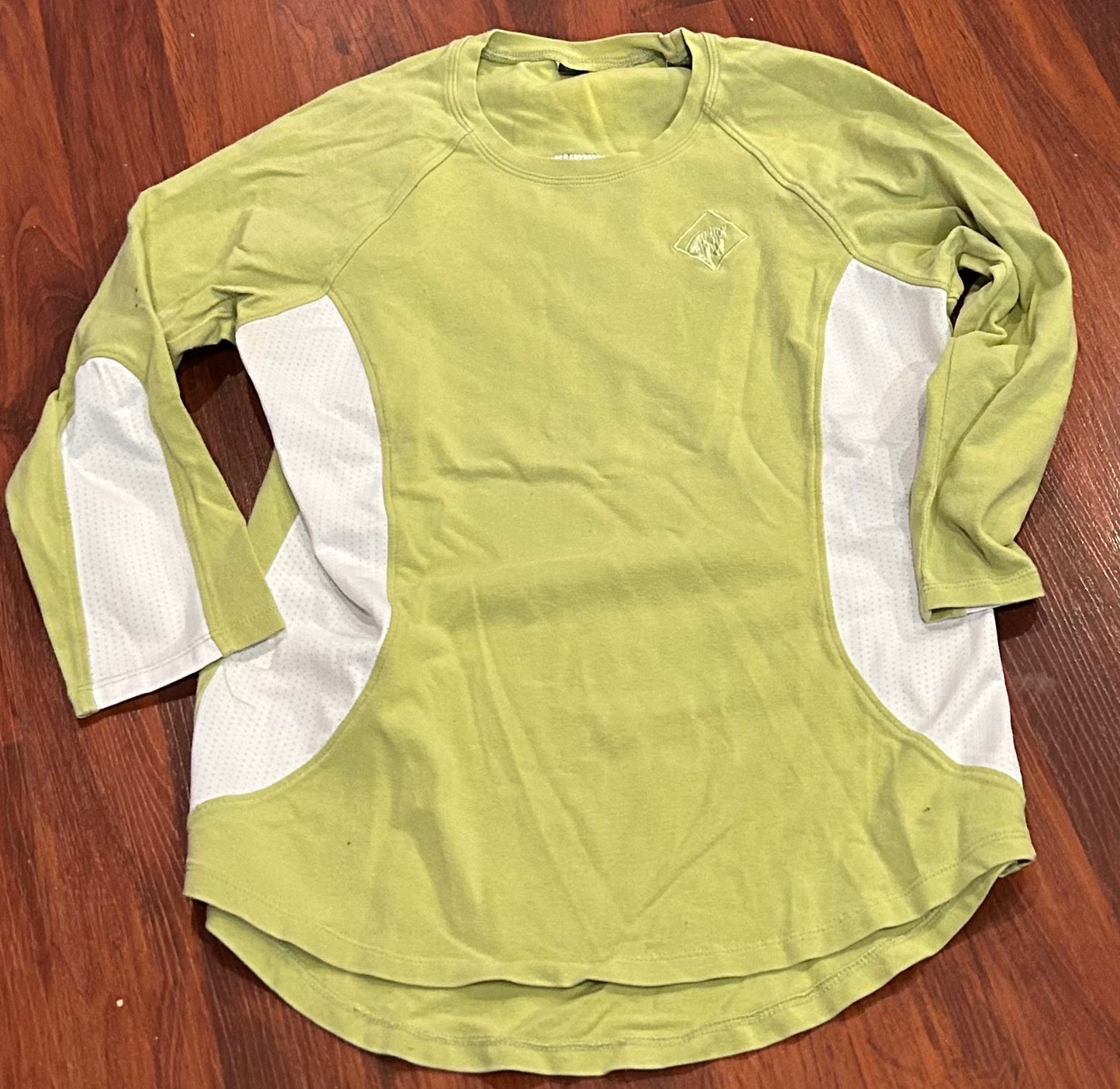 Arista medium green 3/4 sleeve shirt