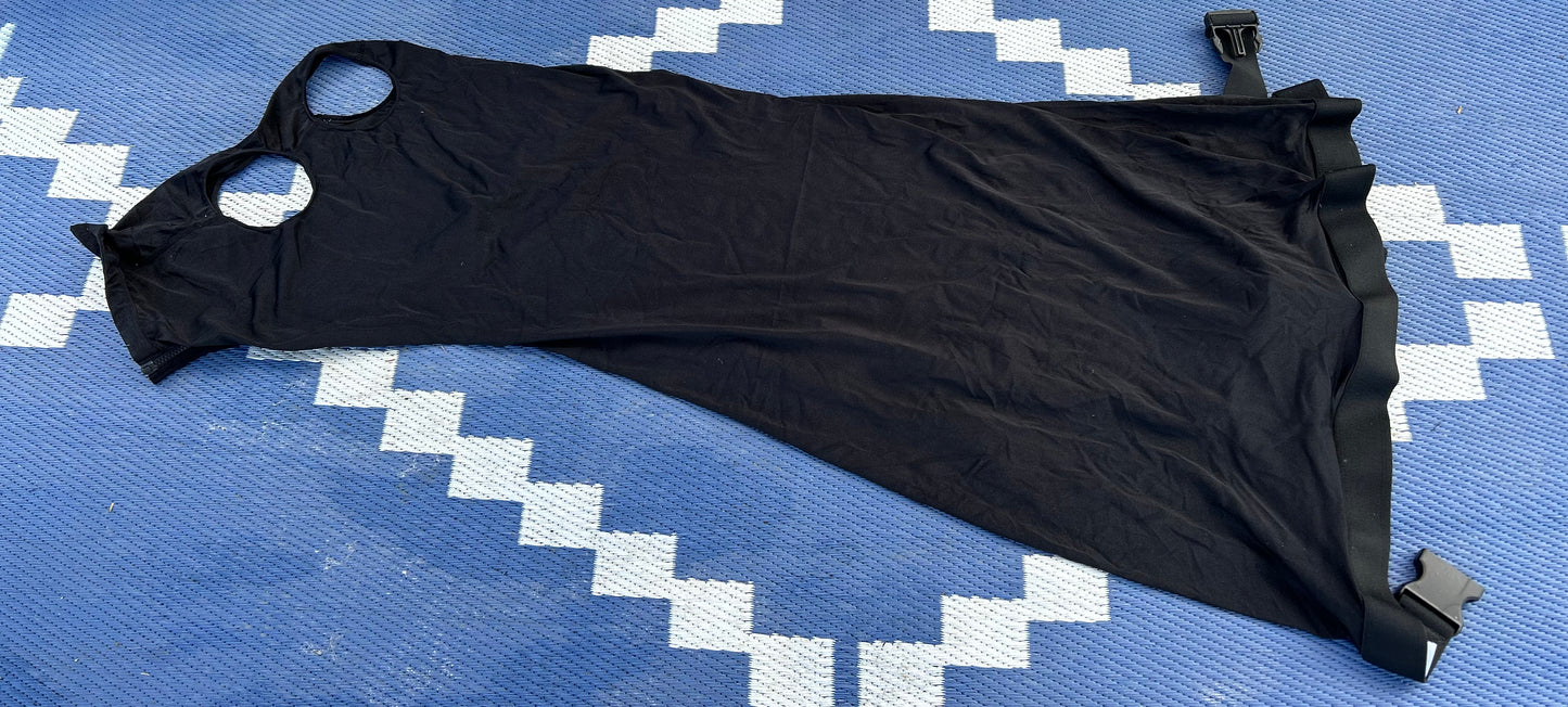 Large stretchies hood with zipper