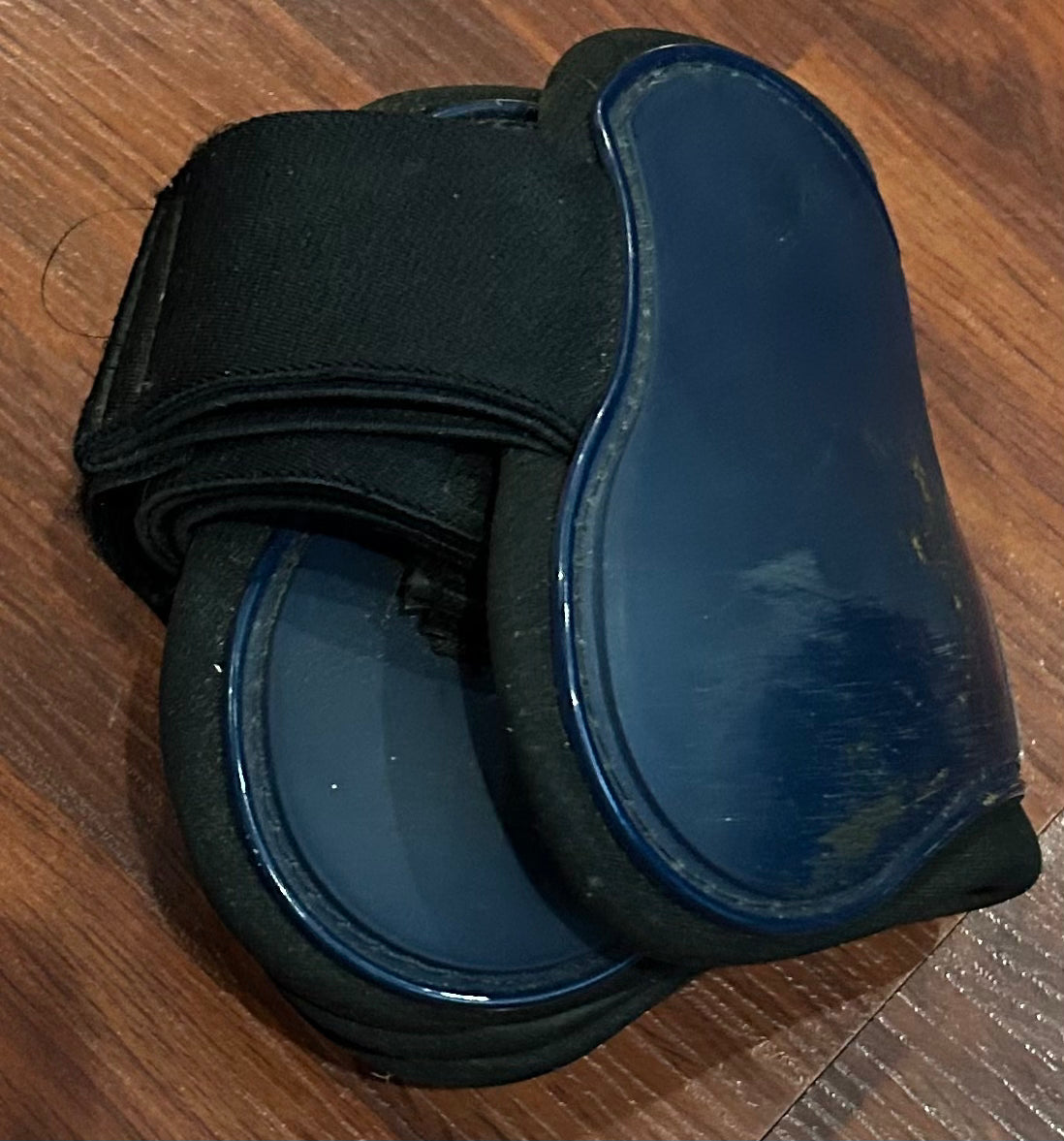Navy fetlock boots full size