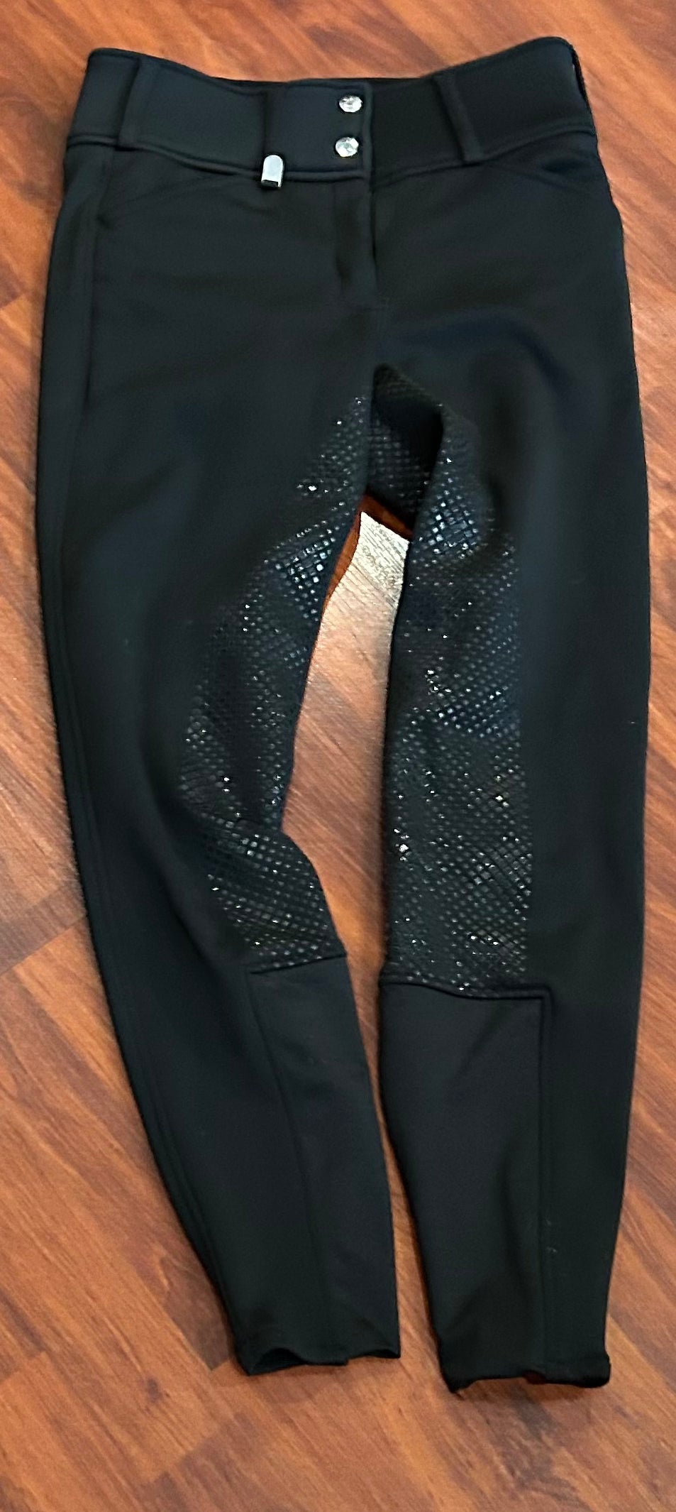 Horze size 24 black full seat winter breeches