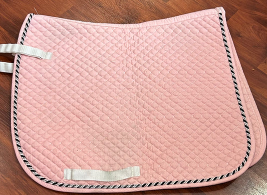 Shedrow pink dressage pad