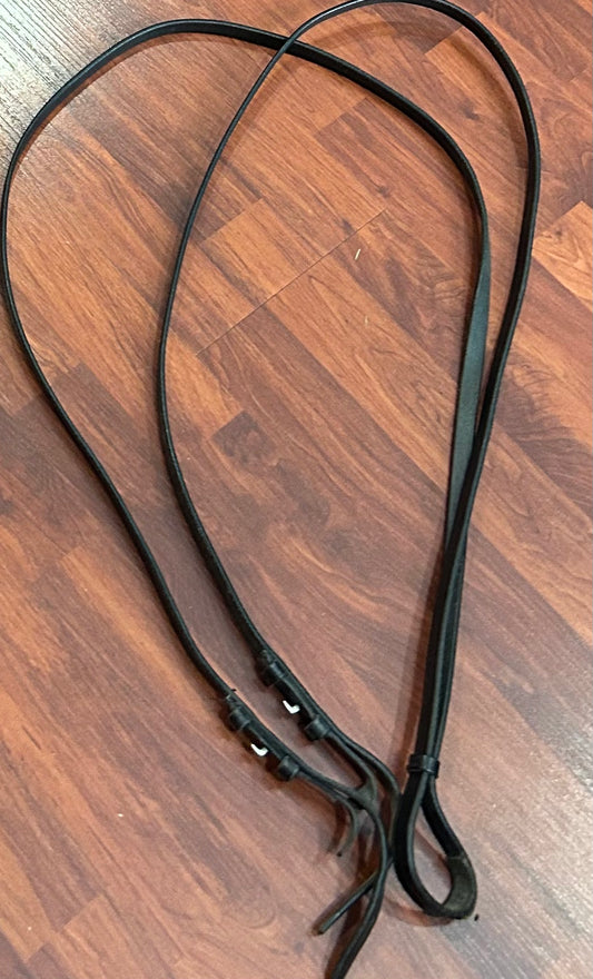 Black curb reins .5”