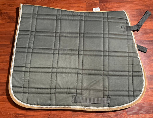 Premiere grey full size pad with brown trim