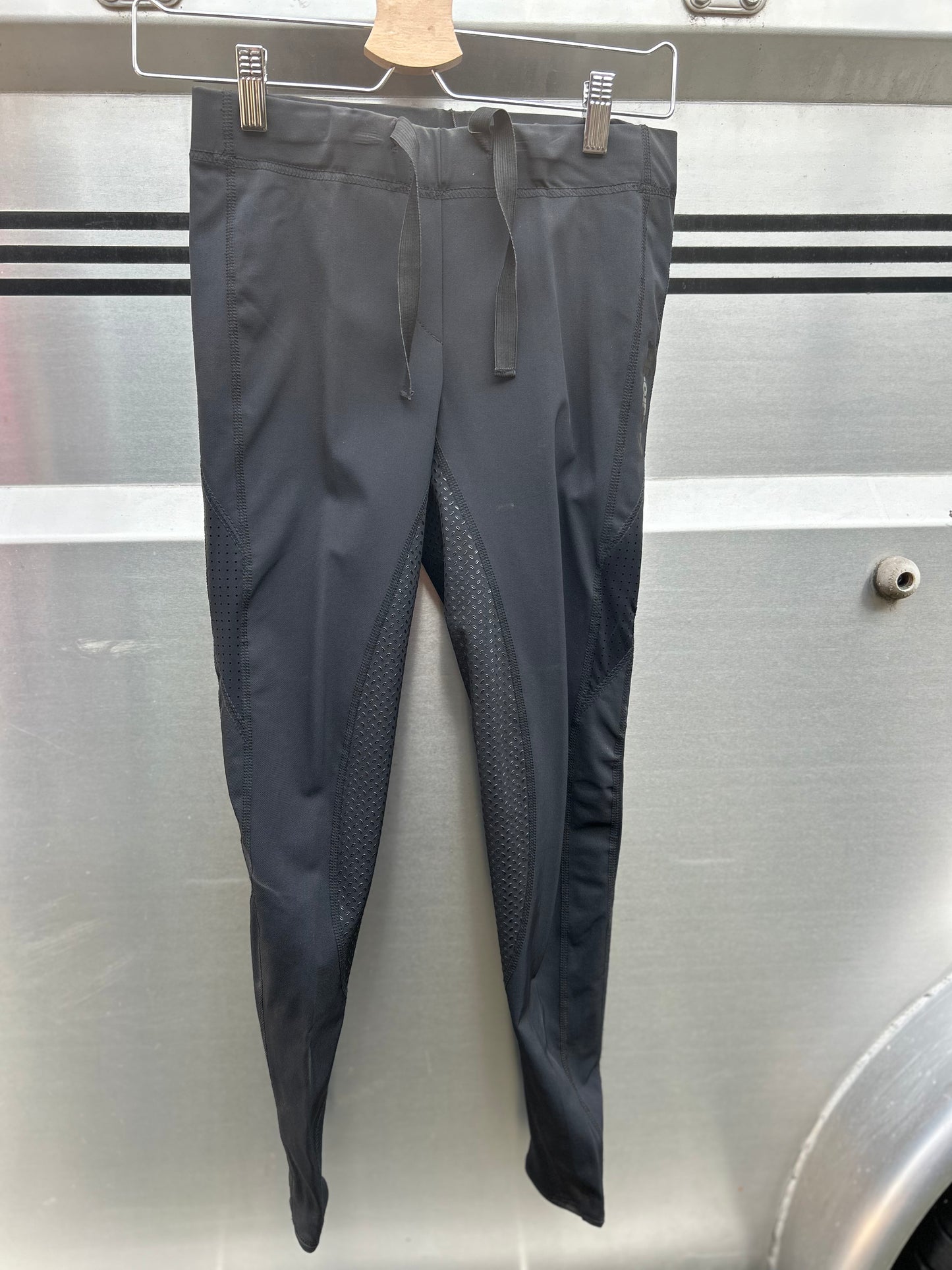 24R Euro Star athletics black full seat breeches