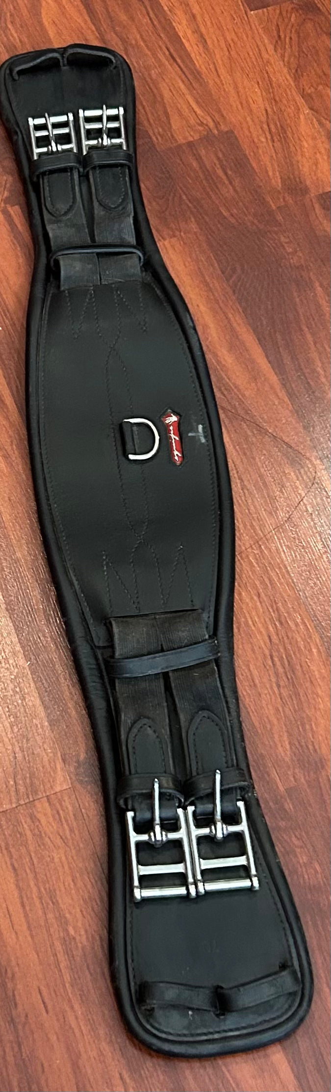 Equipe 28” (70 cm) black dressage girth elastic both ends