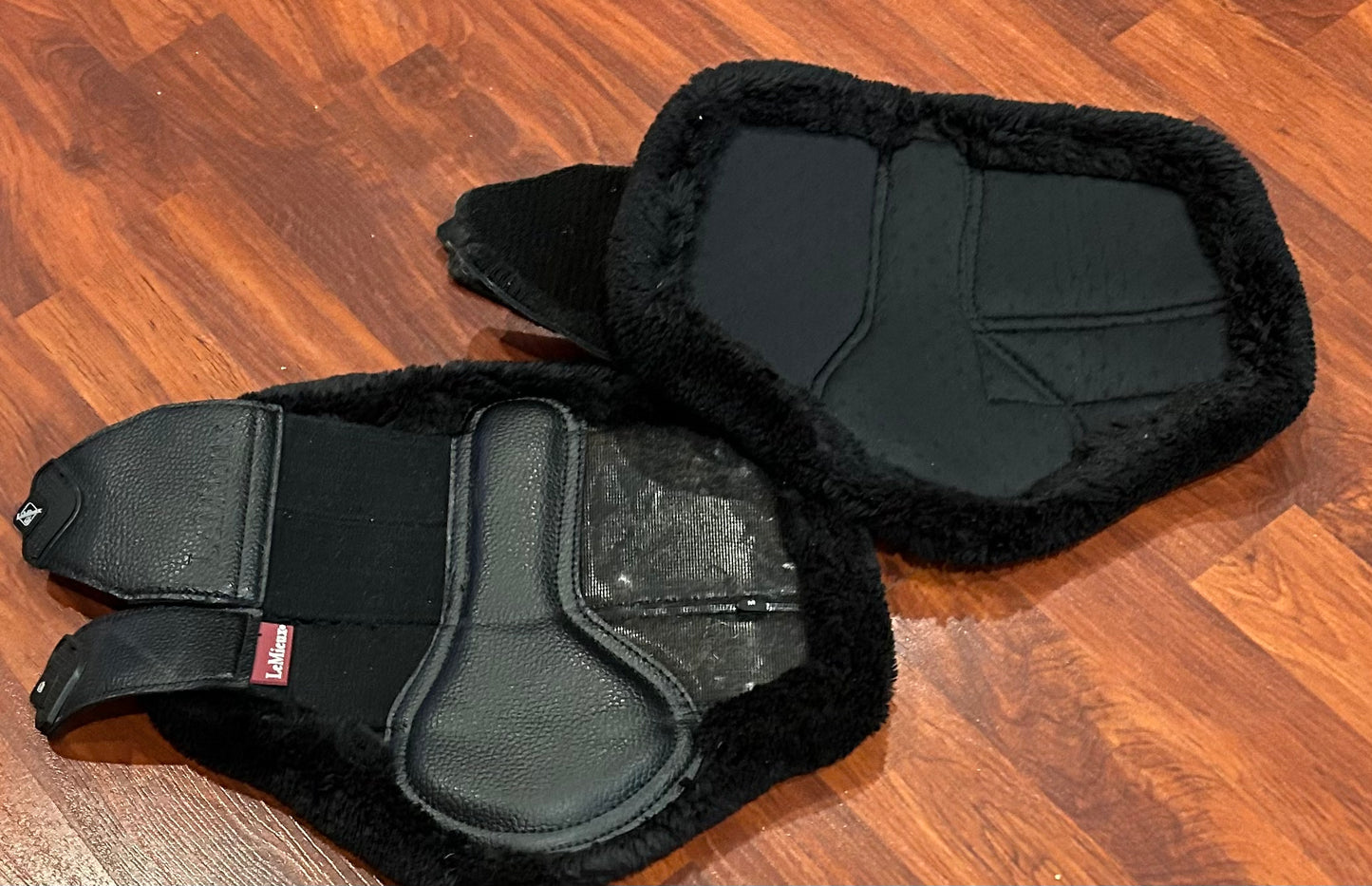 LeMieux medium fleece boots. Price per one set there are two sets.