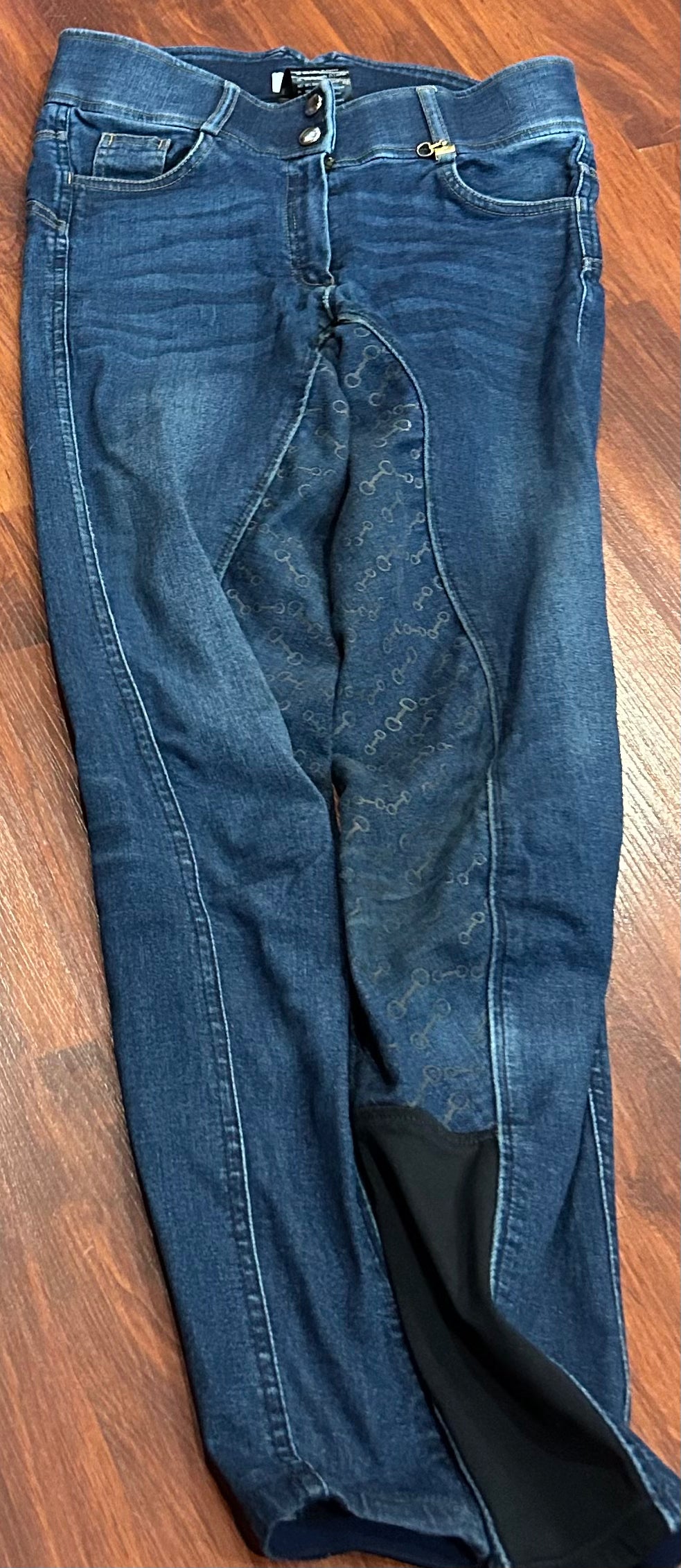 Horze size 24 denim full seat breeches