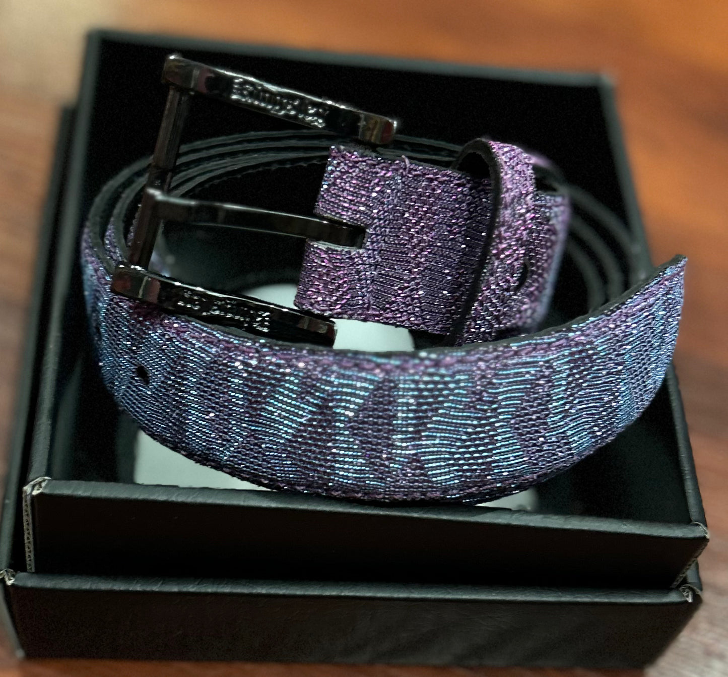 Kingsley belt Luxor purple. New.
