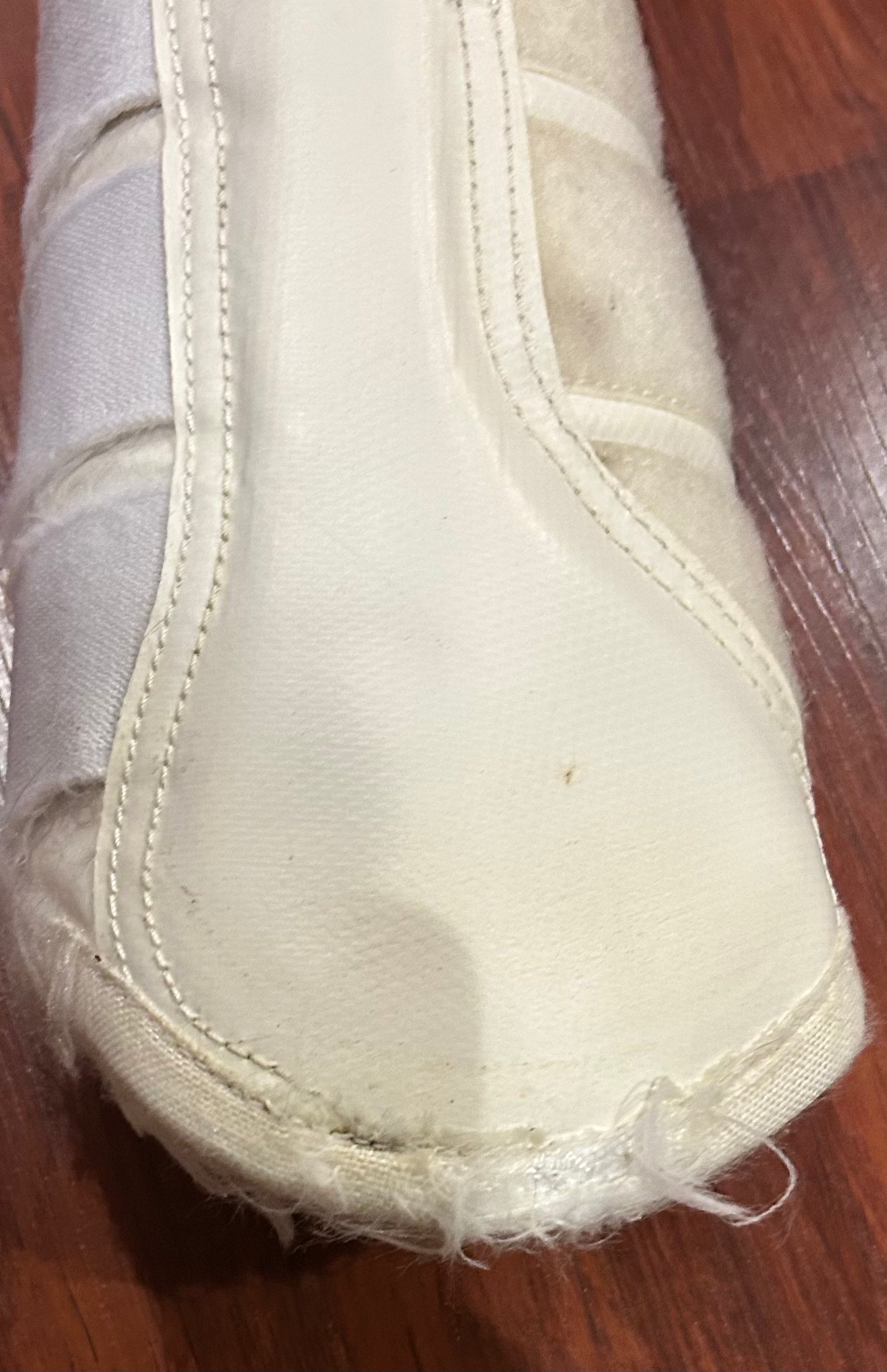 DSB large white boots. Wear on fleece.