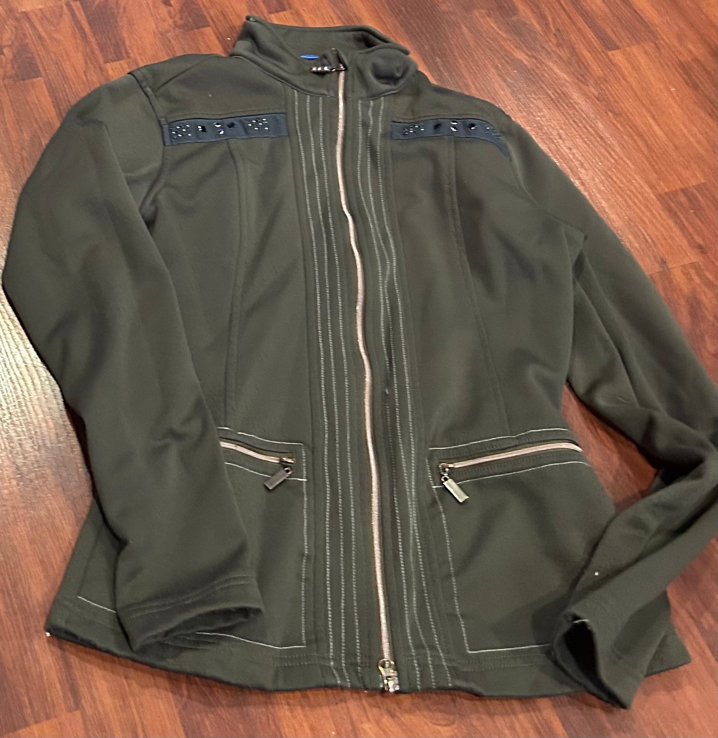 BR small green and rose grey light jacket