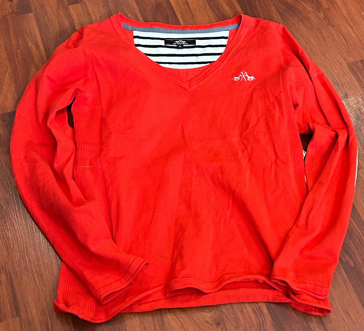 HV Society medium red sweater