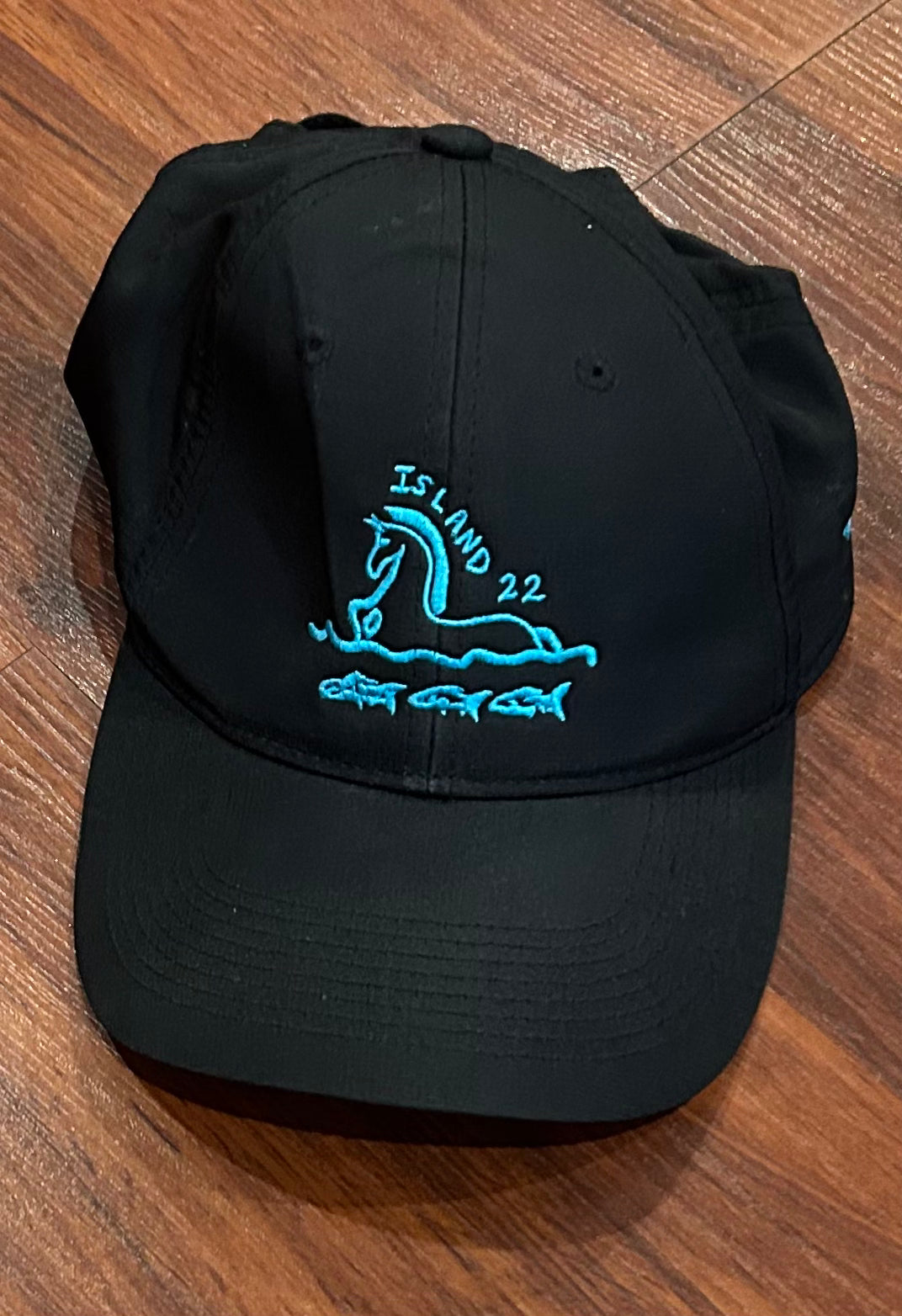 Island 22 black ball cap