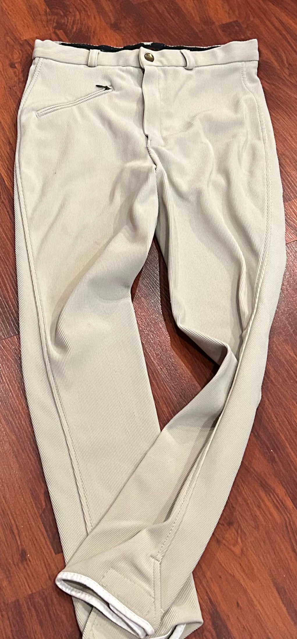 Tuff rider size 28 riding pants tan