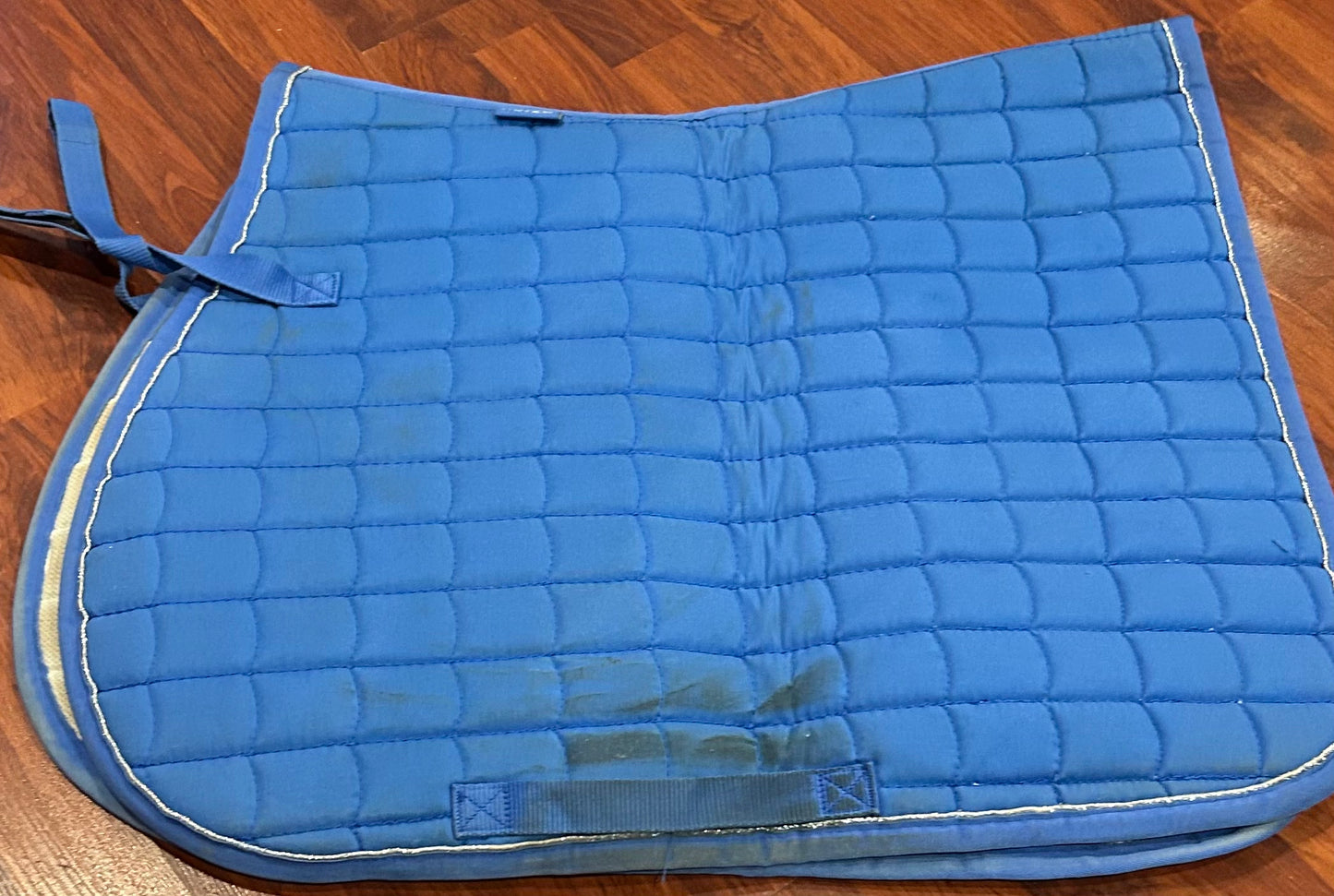 Horze blue AP pad. Some dirt.