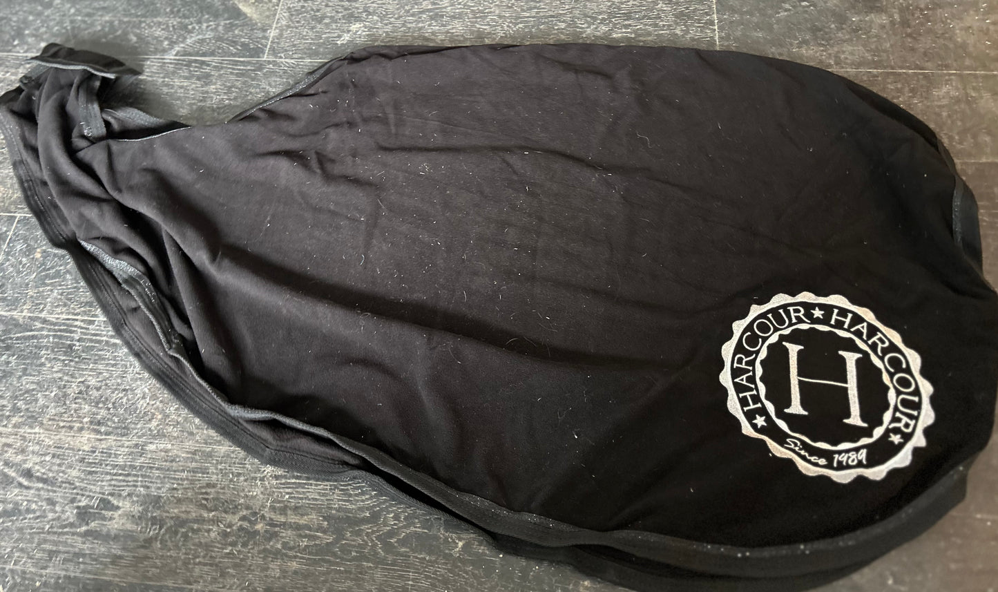 Harcour black quarter sheet with bling