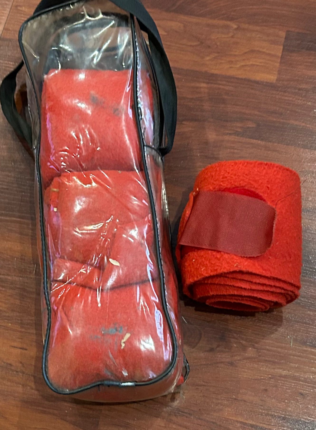 Red polo wraps (4)
