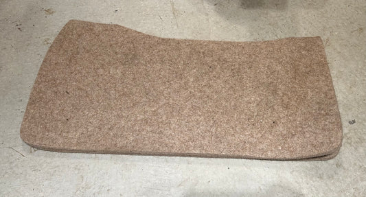 30x27” felt western pad tan 1/2” thick