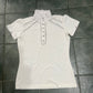 Cavallino Marino short sleeve shirt with very blingy buttons M