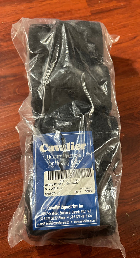 Cavalier century knit bandages black (4)