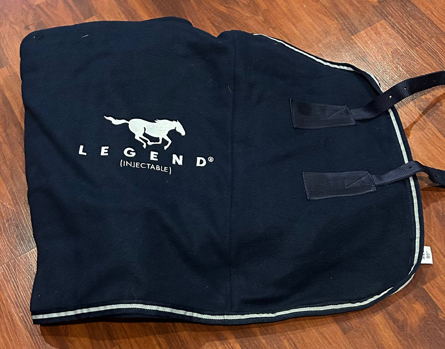 80” Century navy fleece cooler. Embroidered Lengend brand