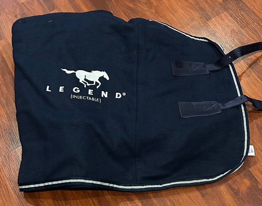 80” Century navy fleece cooler. Embroidered Lengend brand