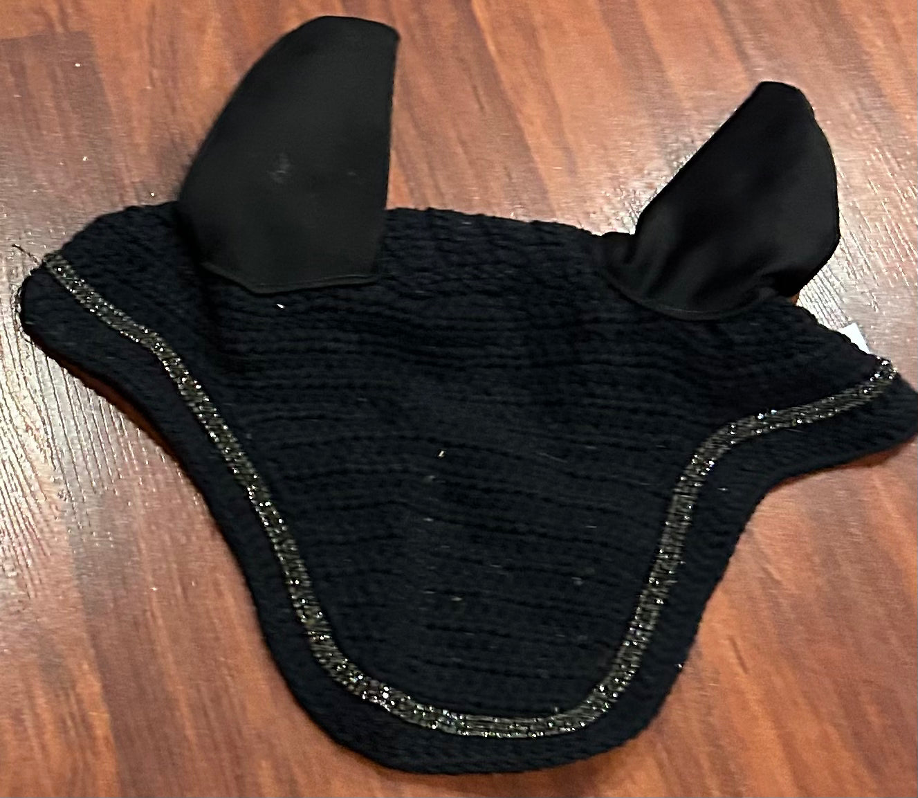 Black with black bling XL fly bonnet