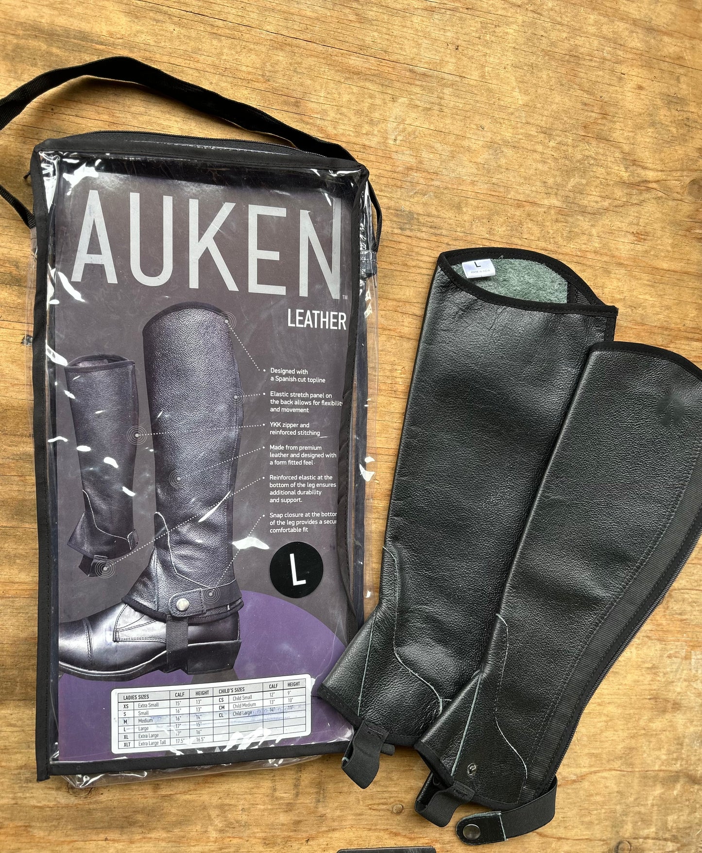 Auken half chaps L
