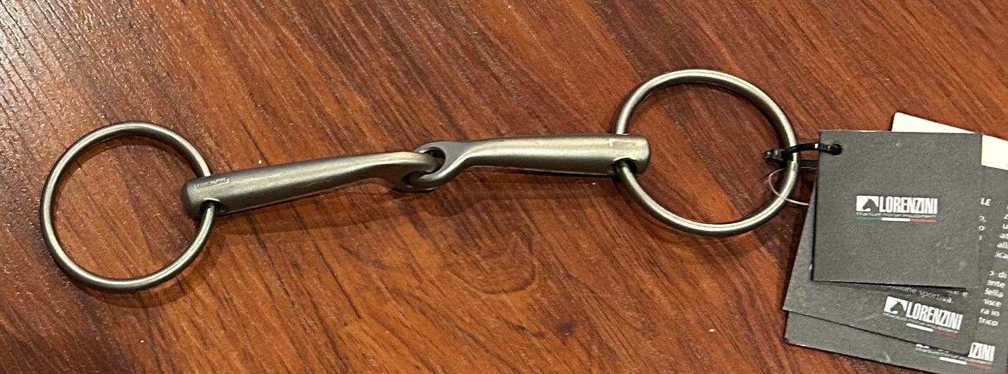 5.25” Lorenzini titanium loose ring snaffle