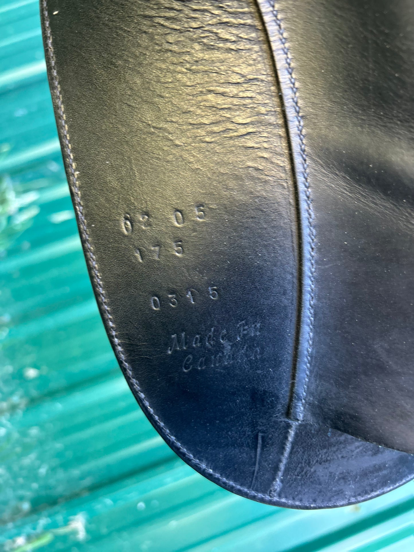 DK 17.5” Flair air panel dressage saddle. Wide tree and channel