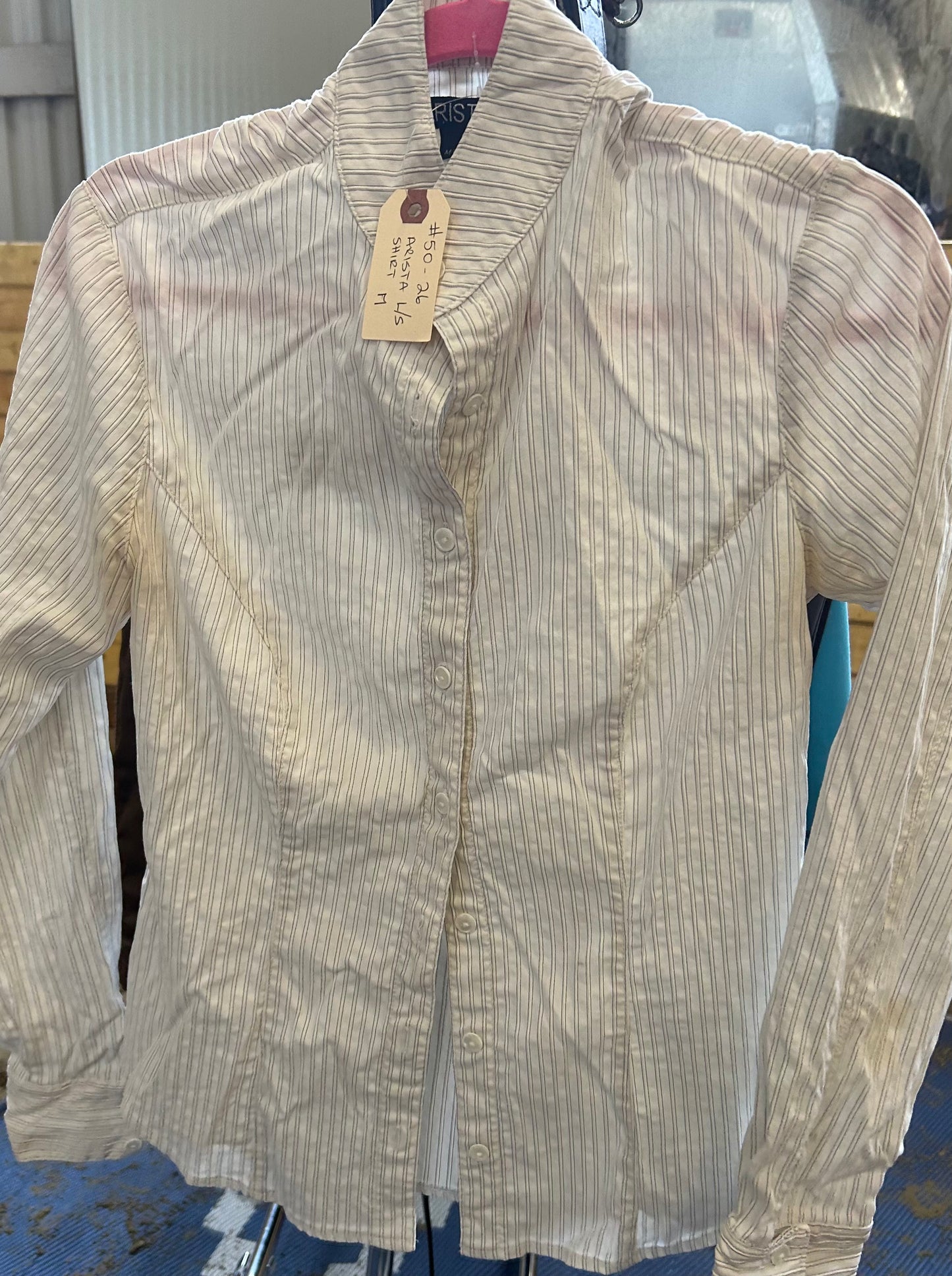 Arista long sleeve show shirt M